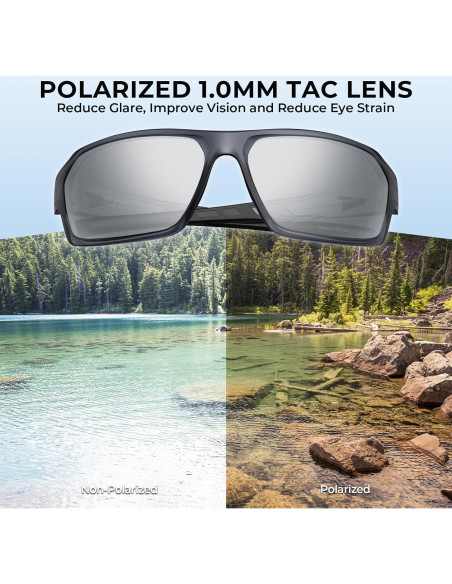 Gafas de sol polarizadas KastKing Chippewa UV400 deportivas