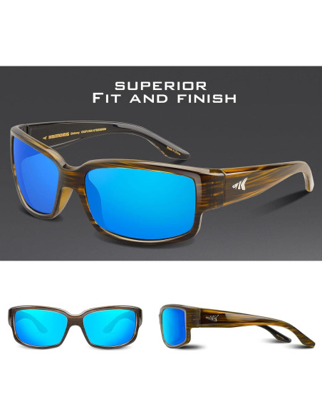 Gafas de sol polarizadas KastKing Skidaway y Osage UV400