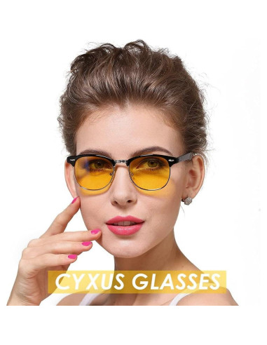 Gafas de Luz Azul Cyxus 2 Pack para Hombres y Mujeres