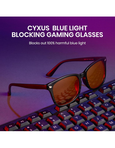Gafas de Luz Azul Cyxus 2 Pack para Hombres y Mujeres