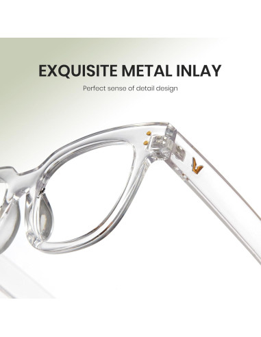 Gafas Cuadradas Anti-Luz Azul Cyxus UV400 Unisex