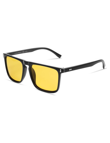 Gafas de sol cuadradas polarizadas Vanlinker UV400 para hombres