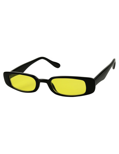 Gafas de sol rectangulares ShadyVEU UV400 Marco negro