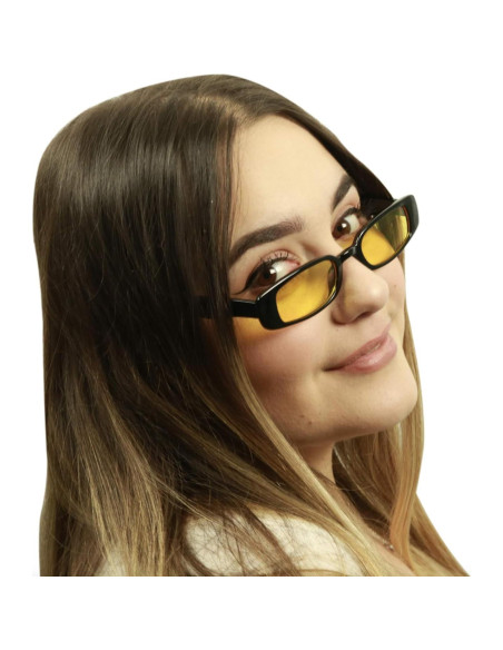 Gafas de sol rectangulares ShadyVEU UV400 Marco negro Gafas de sol rectangulares ShadyVEU UV400 Marco negro