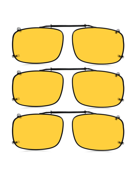 Gafas de sol clip Eyekepper grandes polarizadas 57mm UV400 Gafas de sol clip Eyekepper grandes polarizadas 57mm UV400