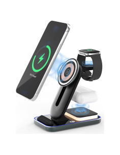 Estación de Carga Inalámbrica 5 en 1 SUNNYYEW A8 15W