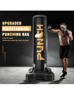 Bolsa de Boxeo Pesada JUOIFIP con Guantes - Adultos y Niños 2