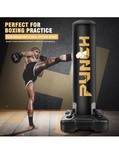 Bolsa de Boxeo Pesada JUOIFIP con Guantes - Adultos y Niños