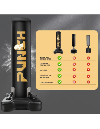 Bolsa de Boxeo Pesada JUOIFIP con Guantes - Adultos y Niños