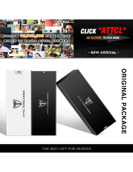 Gafas de Bloqueo de Luz Azul ATTCL Modelo 8001 Rosa Oro