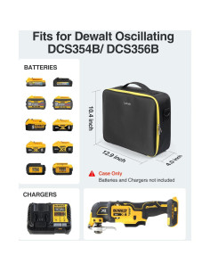 Funda Dura Luxtude para Herramienta Oscilante DEWALT 20V MAX 2