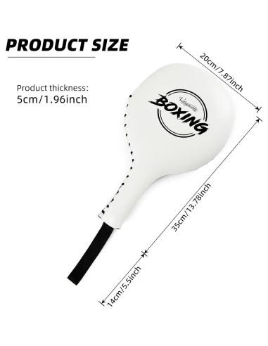 Palas de Objetivo de Boxeo Valleycomfy 35x20 cm Cuero PU