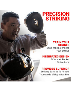 Guantes de Boxeo Revgear Air Mitt - Cuero PU, Ajuste Ergonómico 2