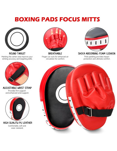 Juego de Guantes de Boxeo YORWHIN 3 en 1 para Niños