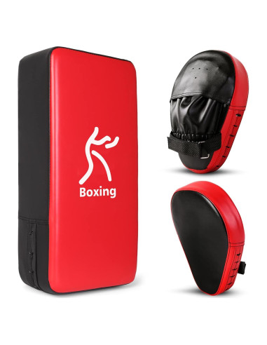 Conjunto de Guantes de Boxeo Odoland + Almohadilla 2 en 1