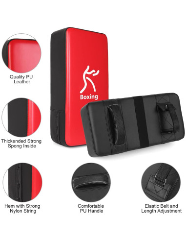 Conjunto de Guantes de Boxeo Odoland + Almohadilla 2 en 1