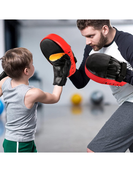 Conjunto de Guantes de Boxeo Odoland + Almohadilla 2 en 1