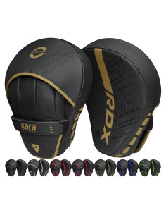 Guantes de Boxeo RDX F6 Curvados de Cuero Maya 25.4 cm