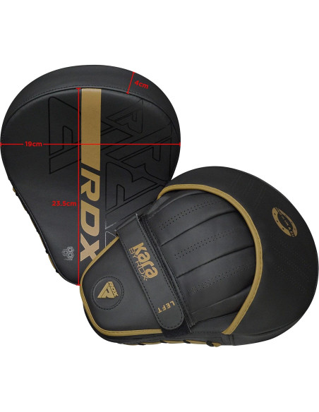 Guantes de Boxeo RDX F6 Curvados de Cuero Maya 25.4 cm