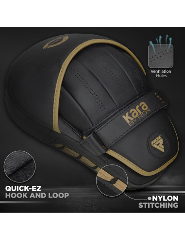 Guantes de Boxeo RDX F6 Curvados de Cuero Maya 25.4 cm