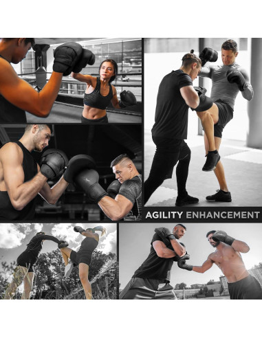 Guantes de Boxeo RDX F6 Curvados de Cuero Maya 25.4 cm