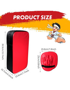 Conjunto 9 en 1 de Entrenamiento Taekwondo TANEMUDO - Mitones y Almohadillas 2