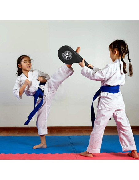 Almohadillas de Patada Taekwondo BREADEEP 1 Par Negro