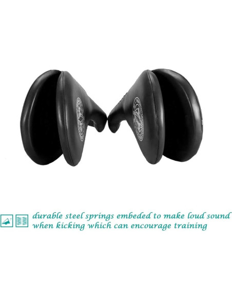 Almohadillas de Patada Taekwondo BREADEEP 1 Par Negro