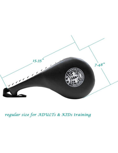 Almohadillas de Patada Taekwondo BREADEEP 1 Par Negro