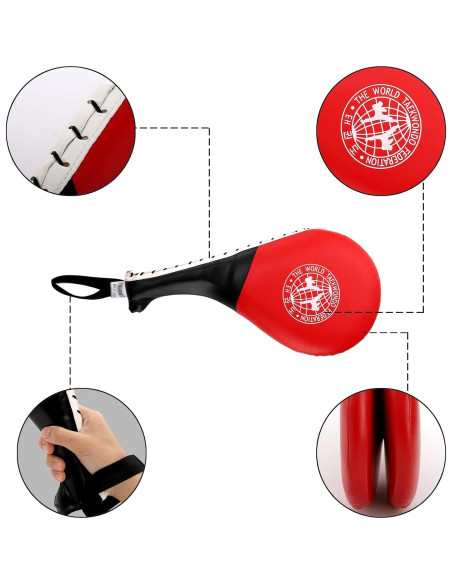 Almohadillas de Patadas Taekwondo Frcctre 2 Piezas 38x19cm