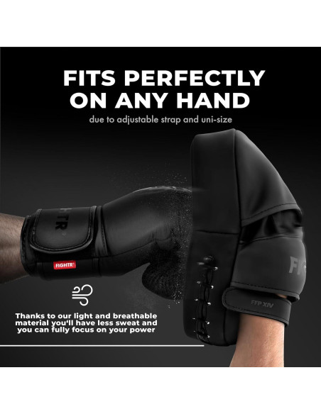 Guantes de Boxeo FIGHTR Premium - Acolchado y Estabilidad