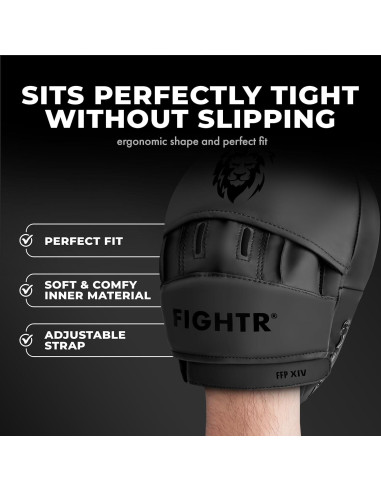 Guantes de Boxeo FIGHTR Premium - Acolchado y Estabilidad