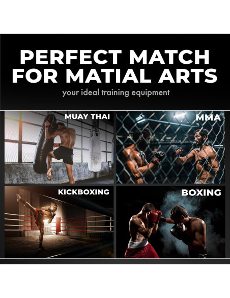 Guantes de Boxeo FIGHTR Premium - Acolchado y Estabilidad