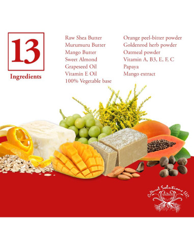 Manteca de Karité Batida Yadain Mango 398g - Hidratación Facial y Corporal