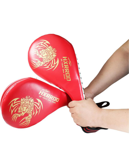 Almohadillas de Patada HXRROO para Taekwondo y Kickboxing - 2 Pzas