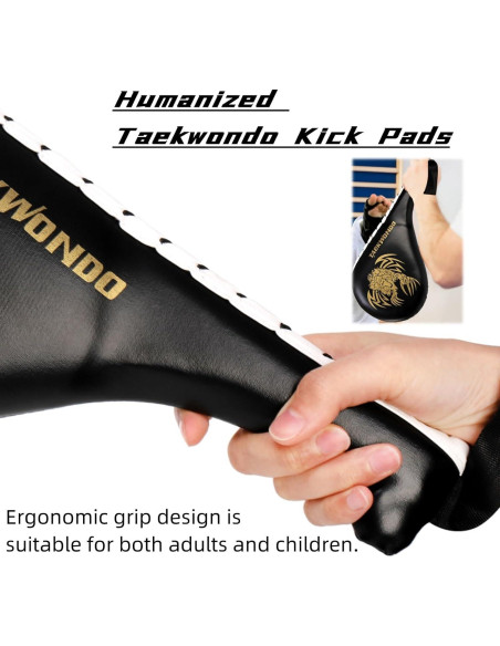 Almohadillas de Patadas Taekwondo Tlence Doble Cara 38x19x5cm