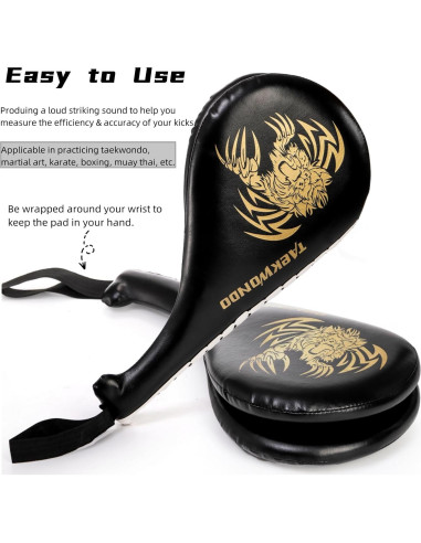 Almohadillas de Patadas Taekwondo Tlence Doble Cara 38x19x5cm