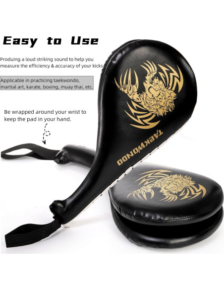 Almohadillas de Patadas Taekwondo Tlence Doble Cara 38x19x5cm