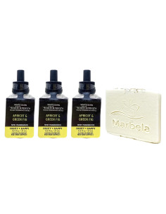 Recargas de Fragancia Albaricoque y Higo Verde Baño y Cuerpo 3x24mL