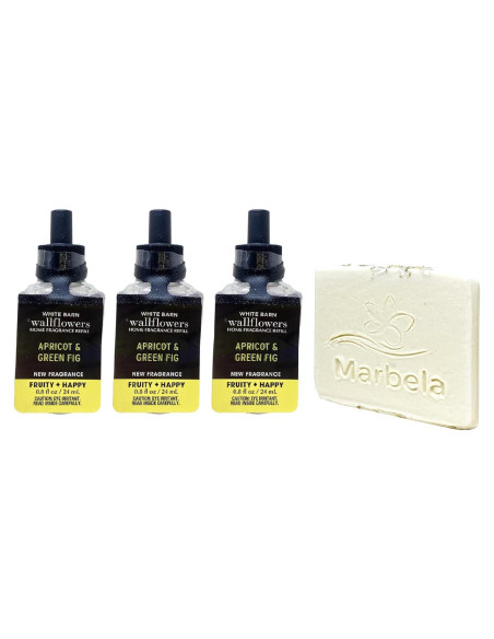 Recargas de Fragancia Albaricoque y Higo Verde Baño y Cuerpo 3x24mL