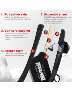 Escudo de Patada Farabi Sports 52x37 cm MMA Karate 2