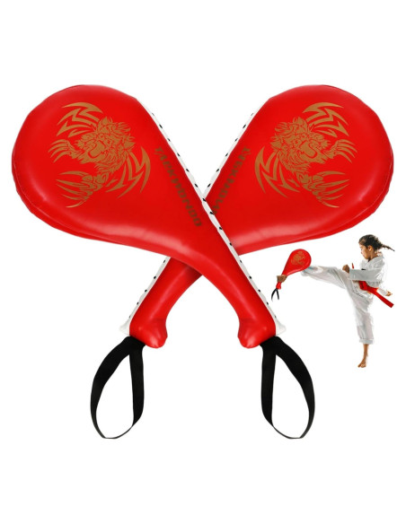 Almohadillas de Patadas Taekwondo Tlence Doble Cara 38x19cm