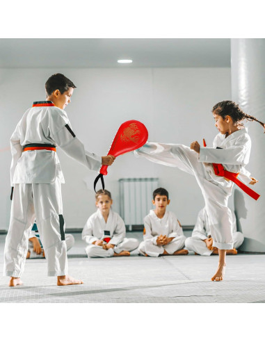 Almohadillas de Patadas Taekwondo Tlence Doble Cara 38x19cm