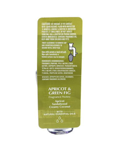 Recargas de Fragancia Albaricoque y Higo Verde Baño y Cuerpo 3x24mL