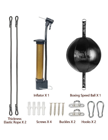 Kit de Boxeo Doble Extremo InnoLife con Cuerdas Elásticas