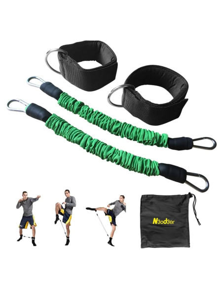 Bandas de Resistencia en Tobillos N3od3er para Entrenamiento Deportivo