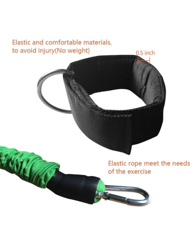 Bandas de Resistencia en Tobillos N3od3er para Entrenamiento Deportivo