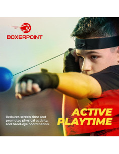 Bola de Reflexión para Boxeo Niños BOXERPOINT - Kit Completo 2