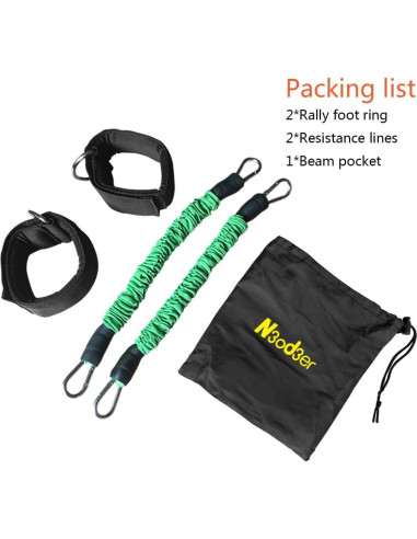Bandas de Resistencia en Tobillos N3od3er para Entrenamiento Deportivo