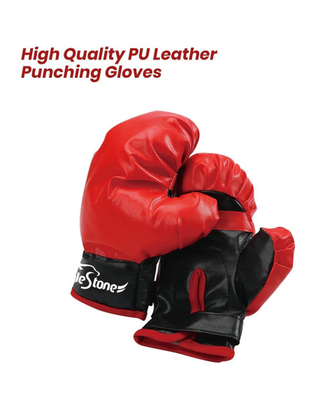 Bolsa de Boxeo Inflable EagleStone 119.88 cm con Guantes